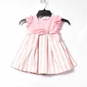 Little Bitty Baby Girl Dress Pink No Size Tag Maybe 12-18 Months